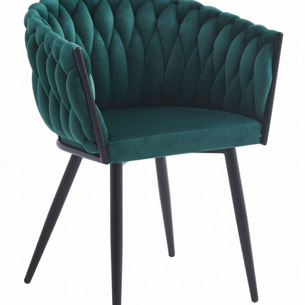 Kėdė ORION, žalias aksomas - Beauty Kit