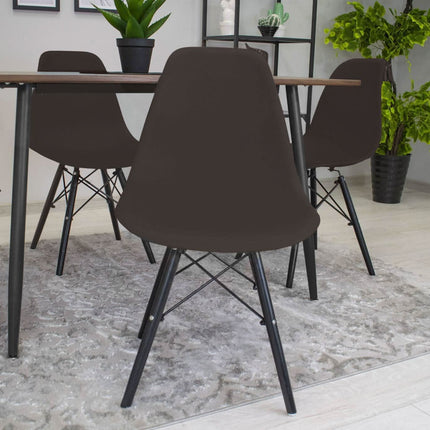 Kėdė OSAKA, ruda/juodos kojos - Beauty Kit