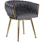 Kėdė RUBI Grey Velvet, pilkas aksomas - Beauty Kit