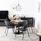 Kėdė TINKA, juodas velvetas - Beauty Kit