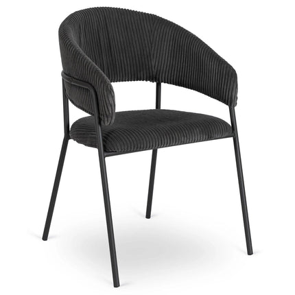 Kėdė TINKA, juodas velvetas - Beauty Kit