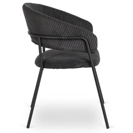 Kėdė TINKA, juodas velvetas - Beauty Kit