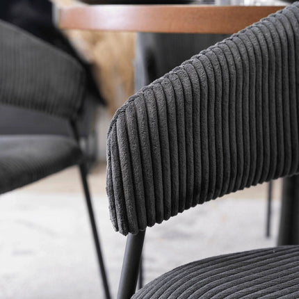 Kėdė TINKA, juodas velvetas - Beauty Kit