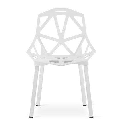 Kėdės ESSEN, balta spalva, 2 vnt. - Beauty Kit