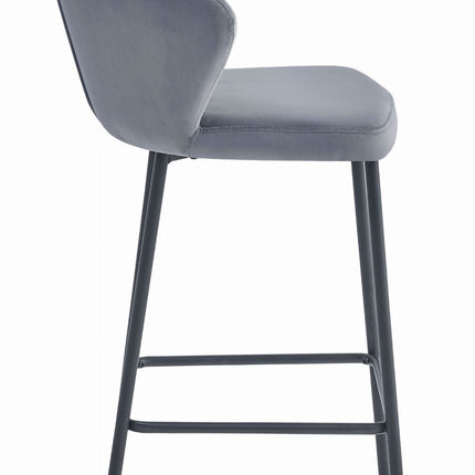 Kėdės GATTA, tamsiai pilkas aksomas, 4 vnt. - Beauty Kit