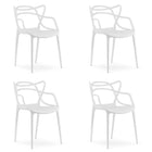 Kėdės KATO, baltos, 4 vnt. - Beauty Kit