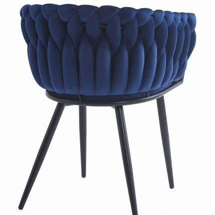 Kėdės ORION, tamsiai mėlynas aksomas, 2 vnt. - Beauty Kit