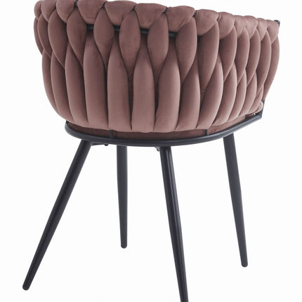 Kėdės ORION, tamsiai rožinis aksomas, 2 vnt. - Beauty Kit