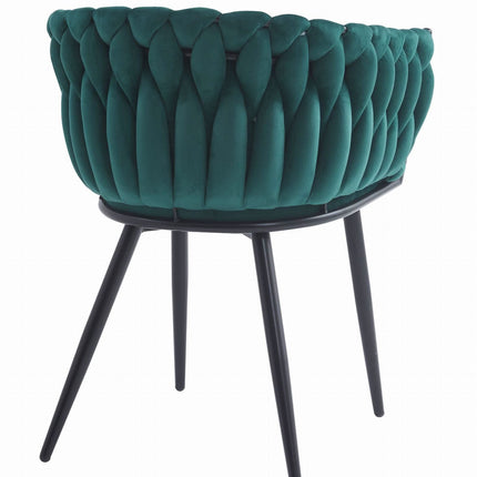 Kėdės ORION, žalias aksomas, 2 vnt. - Beauty Kit