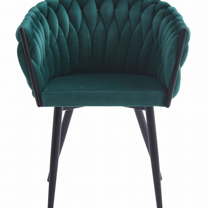 Kėdės ORION, žalias aksomas, 2 vnt. - Beauty Kit