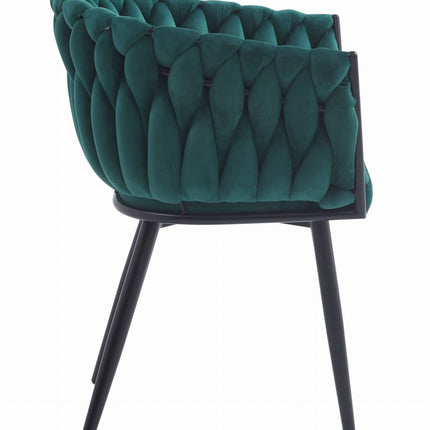 Kėdės ORION, žalias aksomas, 2 vnt. - Beauty Kit