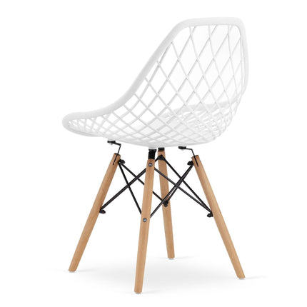 Kėdės SAKAI, baltos spalvos, 2 vnt - Beauty Kit