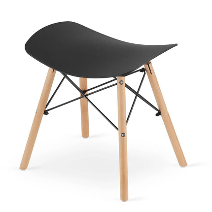 Kėdutė CORFU, juoda - Beauty Kit