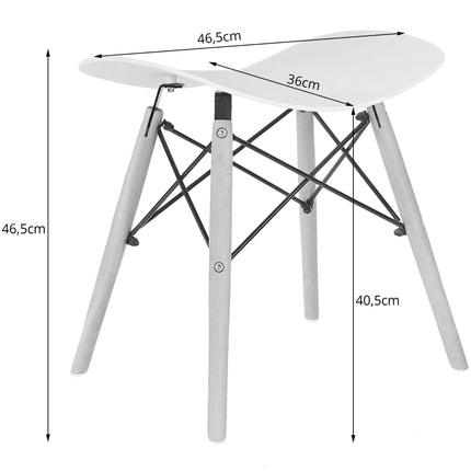 Kėdutės CORFU, juodos, 3 vnt. - Beauty Kit