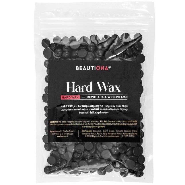 Kietasis depiliacijos vaškas granulėmis BLACK, 100 g - Beauty Kit
