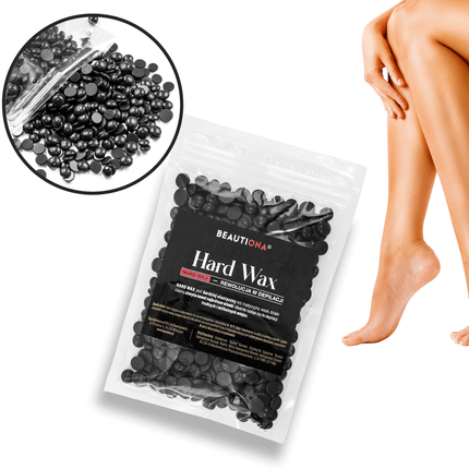 Kietasis depiliacijos vaškas granulėmis BLACK, 100 g - Beauty Kit