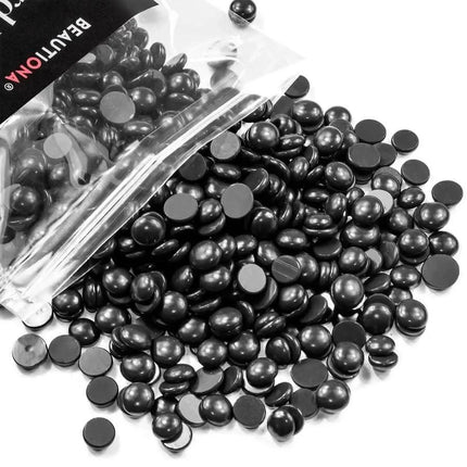 Kietasis depiliacijos vaškas granulėmis BLACK, 1000 g - Beauty Kit