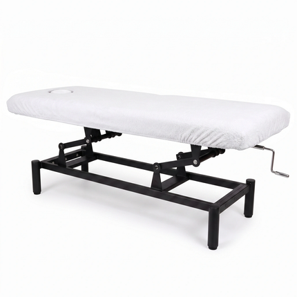 Terry Cover Set for Massage Table HABYS VIGO 2, White