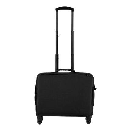 Kirpėjo lagaminas ant ratukų, juodas - Beauty Kit