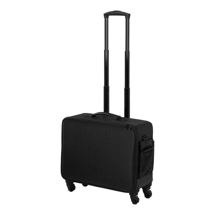 Kirpėjo lagaminas ant ratukų, juodas - Beauty Kit