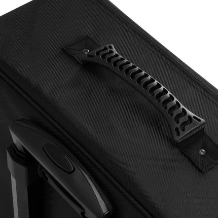 Kirpėjo lagaminas ant ratukų, juodas - Beauty Kit