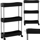 Kirpyklinis vežimėlis HL-6413, juodas - Beauty Kit