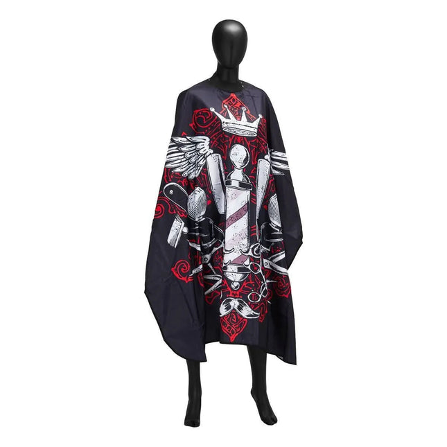 Kirpyklos apsiaustas su gumine apykakle J-457 - Beauty Kit