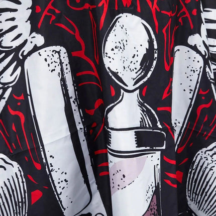 Kirpyklos apsiaustas su gumine apykakle J-457 - Beauty Kit