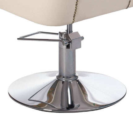 BS ALBERTO BH-8038 reguliuojamo aukščio kirpyklos kėdė – ergonomiška ir patvari sėdima vieta klientams