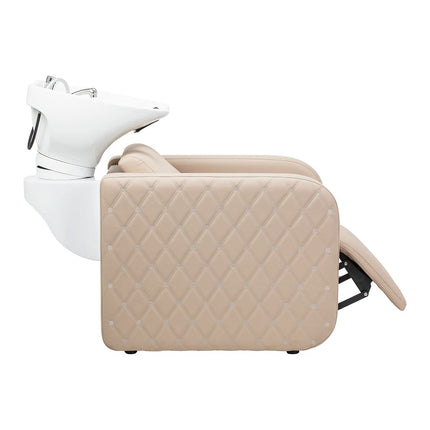 Hairdressing Basin with Massage GABBIANO SYLVIA PLUS, Beige - another view