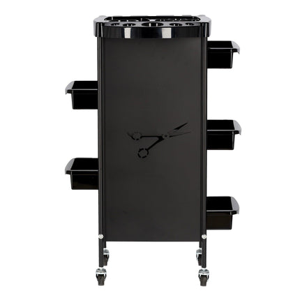 Kirpyklos vežimėlis L-160, juodas - Beauty Kit