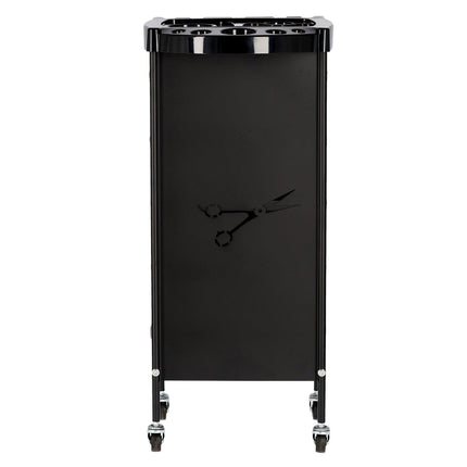 Kirpyklos vežimėlis L-160, juodas - Beauty Kit