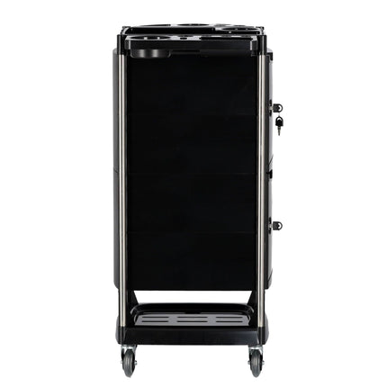 Kirpyklos vežimėlis X10, juodas - Beauty Kit