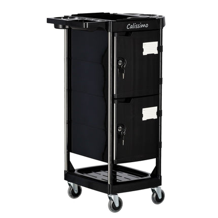 Kirpyklos vežimėlis X10, juodas - Beauty Kit