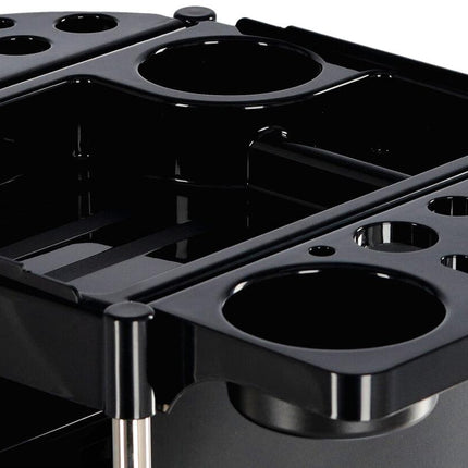 Kirpyklos vežimėlis X11-B, juodas - Beauty Kit