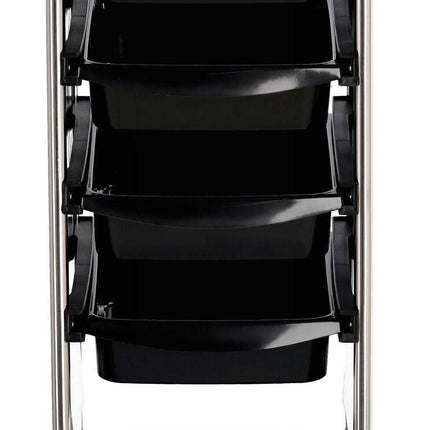 Kirpyklos vežimėlis X11-B, juodas - Beauty Kit