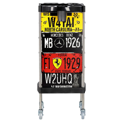 Kirpyklos vežimėlis X11-B PLATE, spalvotas - Beauty Kit