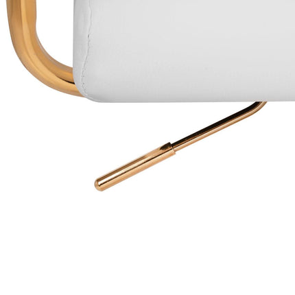 Kosmetinė kėdė QS-OF211G aukso kreminės - pilkos spalvos - Beauty Kit