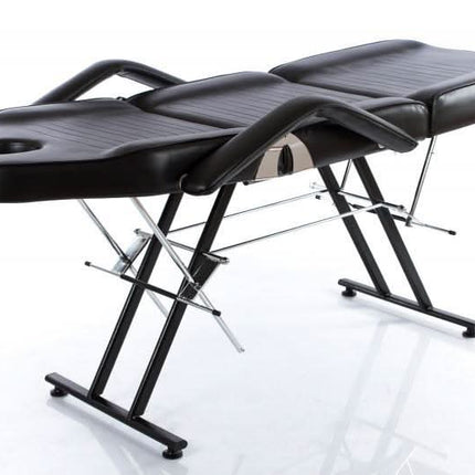 Kosmetolog gultas - mechaninis, juodas - Beauty Kit