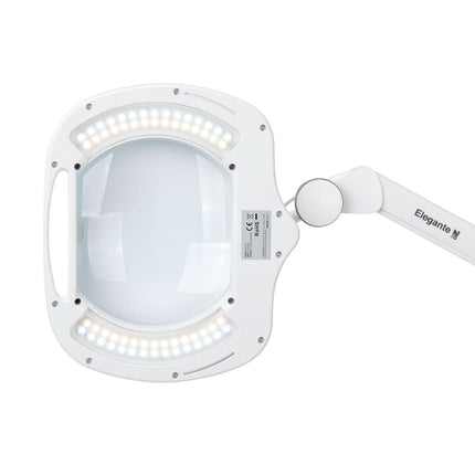 LED magnifying lamp ELEGANTE 6030 with clamp, white - photo 6