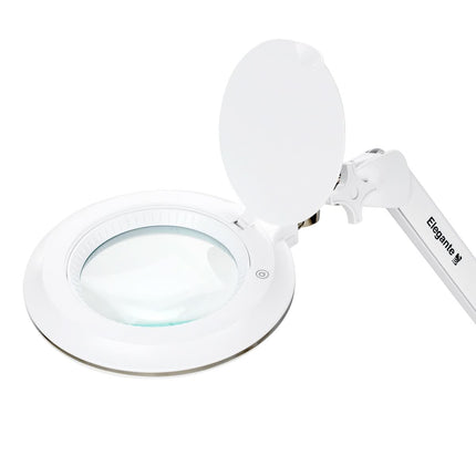 LED magnifying lamp ELEGANTE 6031 3D with clamp, white - another view