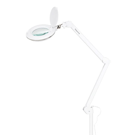 LED magnifying lamp ELEGANTE 6031 3D with stand, white - close-up