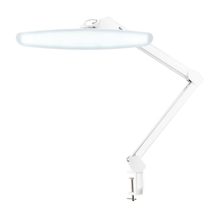 LED Beauty Lamp with Desk Clamp ELEGANTE, White - close-up
