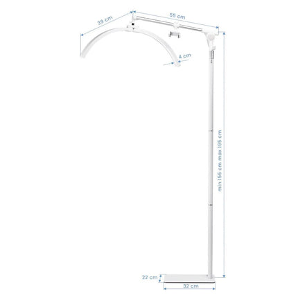 Kosmetologinė lempa GLOW FX07, balta - Beauty Kit