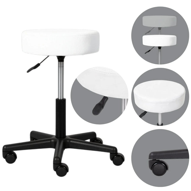 Kosmetologinė meistro kėdė TIMO Comfy Base k501, balta