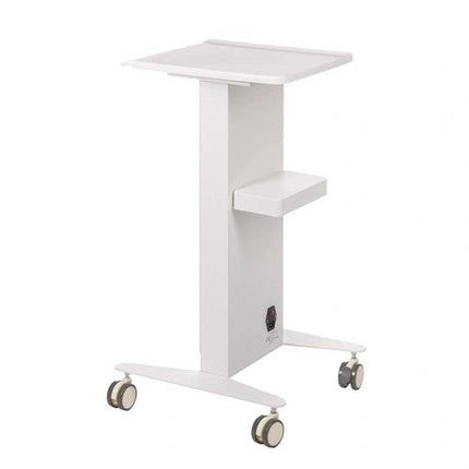 Kosmetologinė mobili spintelė BR-2211A, balta – iš arti