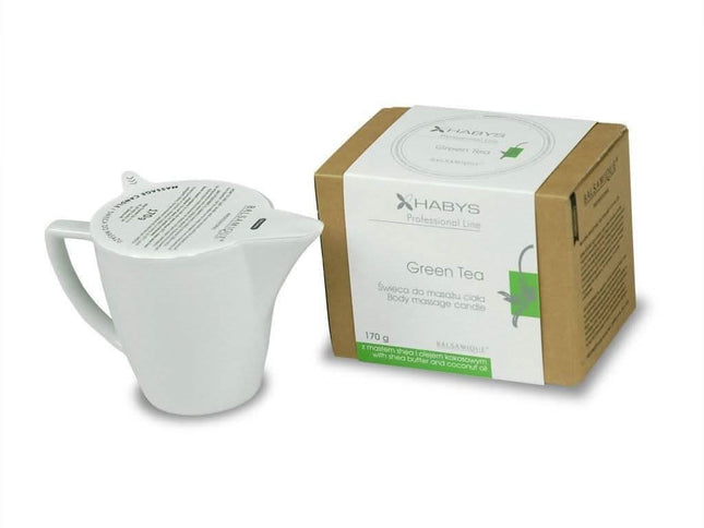 Kūno masažo žvakė - GREEN TEA, 170 g - Beauty Kit