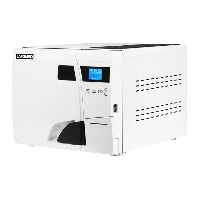 LAFOMED Premium Line LFSS23AA LCD autoklavas 23 L su B klasės medicininiu spausdintuvu ir LCD ekranu