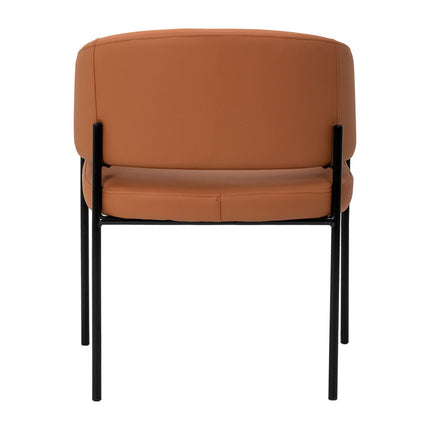 4RICO NOVO Waiting Room Chair with Armrests, Brown Eco Leather - details