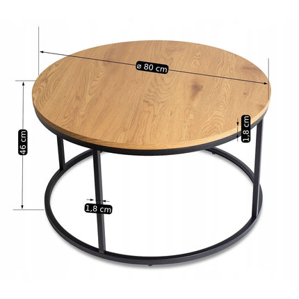 LELLA MAX stalas, auksinis ąžuolas - Beauty Kit